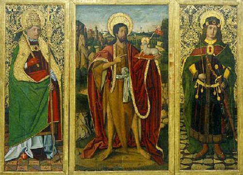 Miguel Ximenez Saint John the Baptist; Saint Fabian and Saint Sebastian china oil painting image
